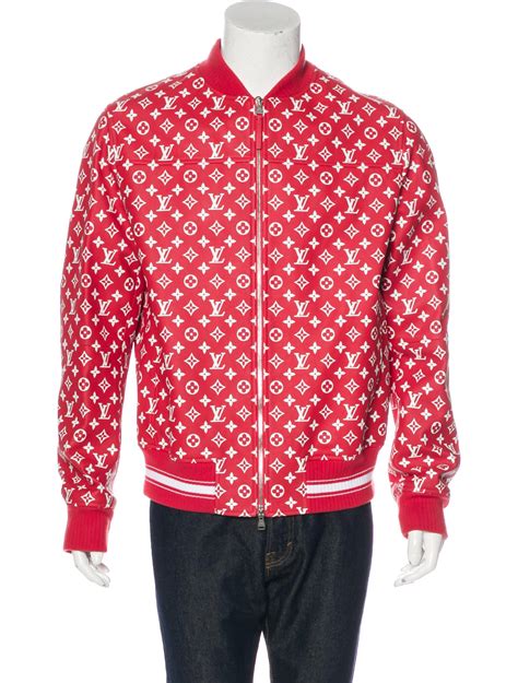 supreme lv denim shirt|bomber jacket supreme louis vuitton.